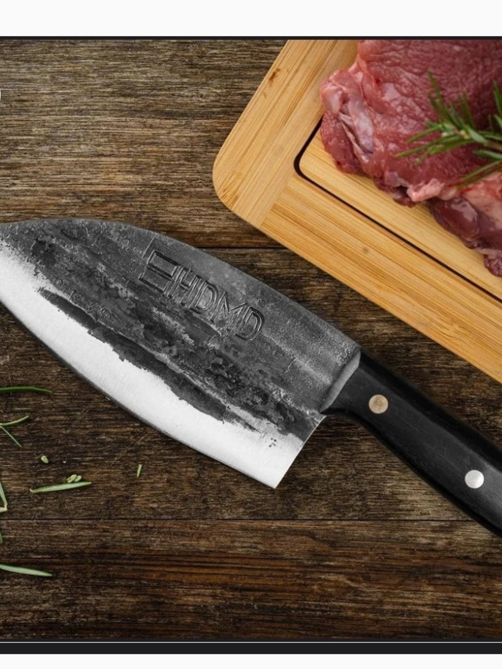 HDMD Utility Chef Knife High Carbon Steel Full Tang